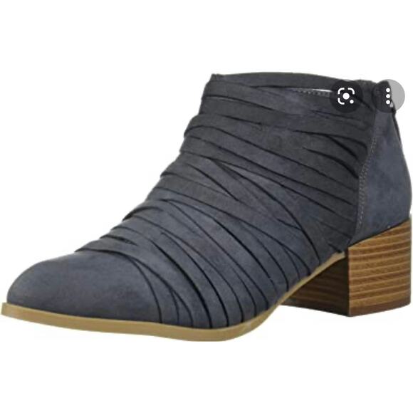 Fergalicious Iggy Ankle Bootie suade grey 6 NEW - Picture 1 of 6